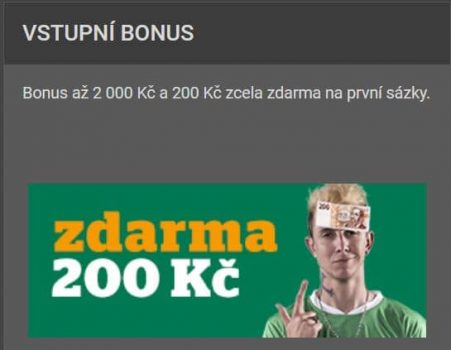 nejlepší sázková kancelář  chance bonus